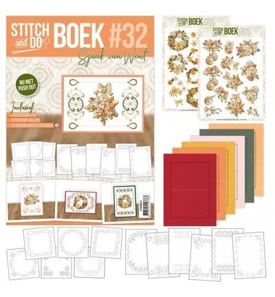 STDOBB032 - Find-it - Stitch & Do Livre A6 - 32 Moments dorés - 
