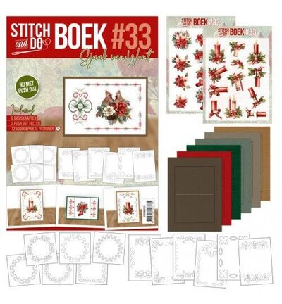 STDOBB033 - Find-it - Stitch & Do Livre A6 - 33 Noël rouge - 