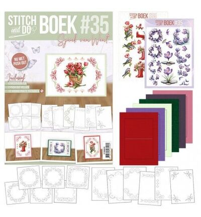 STDOBB035 - Find-it - Stitch & Do Livre A6 - 35 Printemps - 