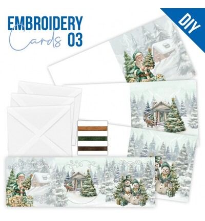 STDOPP003 - Find-it - Stitch & Do Cards 03 - Noël enchanteur - 