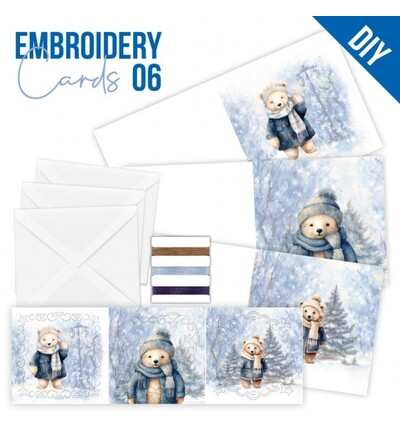STDOPP006 - Find-it - Stitch & Do Cards 06 - Ours d'hiver - 