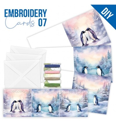 STDOPP007 - Find-it - Stitch & Do Cards 07 - Pingouins - 