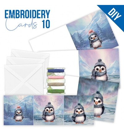 STDOPP010 - Find-it - Stitch & Do Cards 10 - Pingouins adorables - 