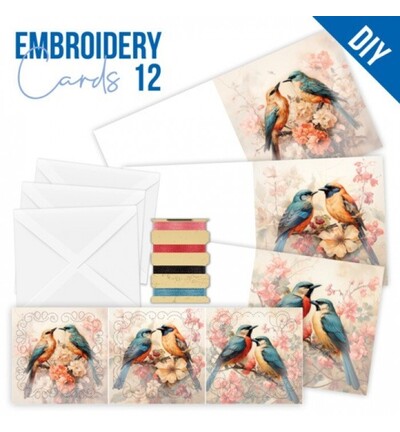 STDOPP012 - Find-it - Stitch & Do Cards 12 - Beaux oiseaux - 