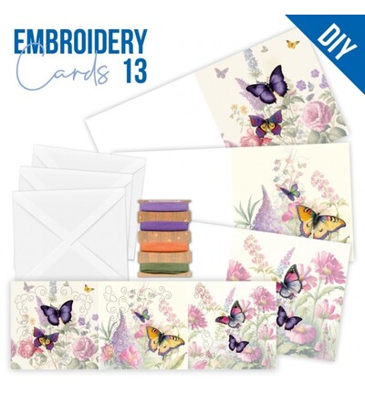 STDOPP013 - Find-it - Stitch & Do Cards 13 - Papillons - 