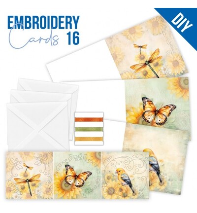 STDOPP016 - Find-it - Stitch & Do Cards 16 - Soleil fleuri - 