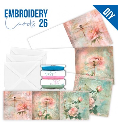 STDOPP026 - Find-it - Stitch & Do Cards 26 - Libellules - 