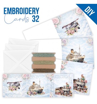 STDOPP032 - Find-it - Stitch & Do Cards 32 - Voyages en fleurs - 