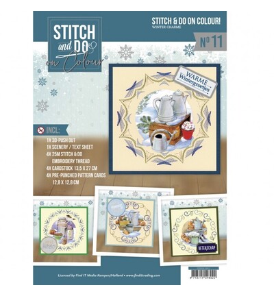 STDOOC10011 - Find-it - Stitch & Do on Colour 11 - Charme hivernal - 