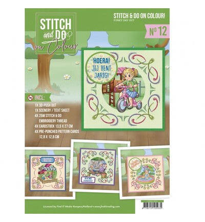 STDOOC10012 - Find-it - Stitch & Do on Colour 12 - Sortie funky - 