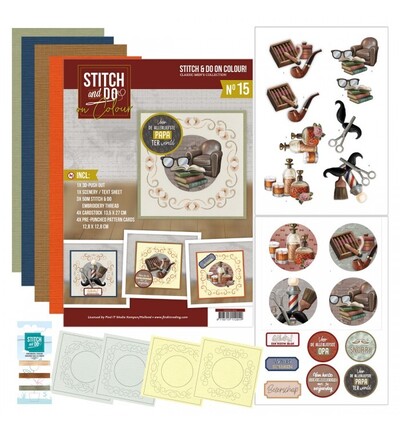 STDOOC10015 - Find-it - Stitch & Do on Colour 15 - Collection hommes classiques - 