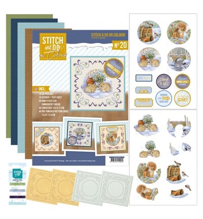 STDOOC10020 - Find-it - Stitch & Do on Colour 20 - Jardin d'hiver - 