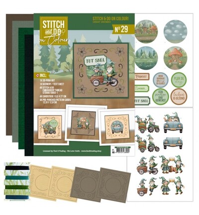 STDOOC10029 - Find-it - Stitch & Do on Colour 29 - Grands nains - 