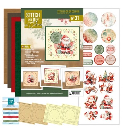 STDOOC10031 - Find-it - Stitch & Do on Colour 31 - Noël nostalgique - 