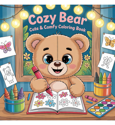 FITCCB10001 - Find-it - Livre de coloriage – Ours douillet 1 - 