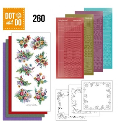 DODO260 - Find-it - Dot & Do 260 – Yvonne Creations – Bouquet champêtre coloré - 