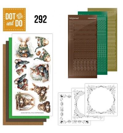DODO292 - Find-it - Dot & Do 292 – Berrie's Beauties – Lapins d'hiver - 