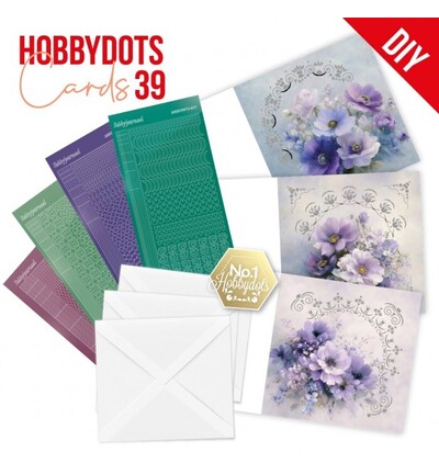 DODOPP039 - Find-it - Hobbydots Cards 39 – Fleurs violettes - Hobbydots Cards