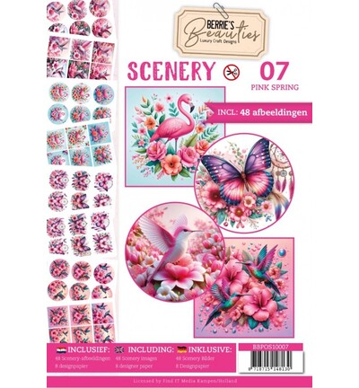 BBPOS10007 - Find-it - Push-Out Book 07 – Printemps rose - 