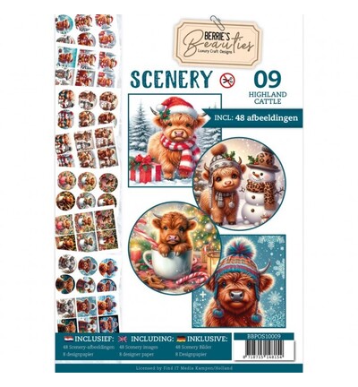 BBPOS10009 - Find-it - Push-Out Book 09 – Vaches Highland - 