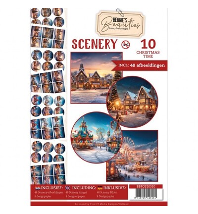 BBPOS10010 - Find-it - Push-Out Book 10 – Temps de Noël - 