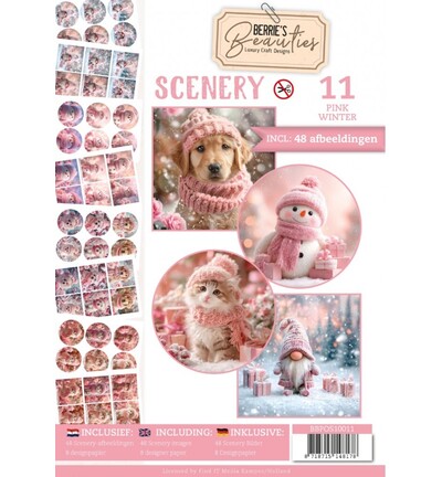 BBPOS10011 - Find-it - Push-Out Book 11 – Hiver rose - 