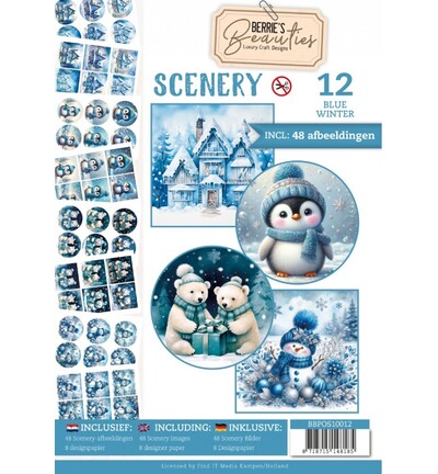BBPOS10012 - Find-it - Push-Out Book 12 – Hiver bleu - 