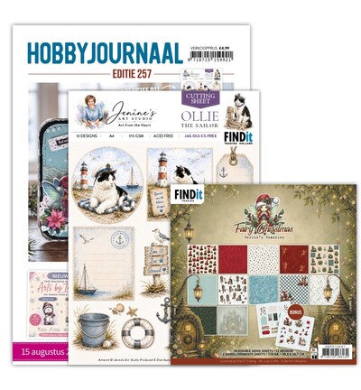 SETHJ257 - Find-it - SET HJ257 – Paperpack Fairy Christmas - Hobbyjournaal 257 SETHJ257 - Find-it - SET HJ257 – Paperpack Fairy Christmas - Hobbyjournaal 257