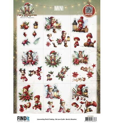 CD12501 - Find-it - Feuille à découper – Mini - Fairy Christmas CD12501 - Find-it - Feuille à découper – Mini - Fairy Christmas