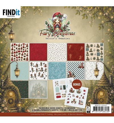 BBPP10047 - Find-it - Set de papiers – Fairy Christmas - Fairy Christmas