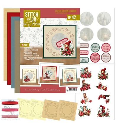 STDOOC10042 - Find-it - Stitch & Do on Colour 42 – Fairy Christmas - Stitch &amp; Do en couleur