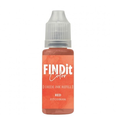 FITCOIR006 - Find-it - Recharge d’encre Oxide – Rouge - 