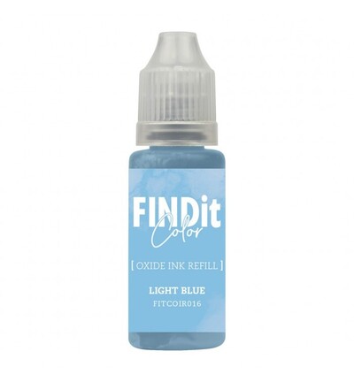 FITCOIR016 - Find-it - Recharge d’encre Oxide – Bleu clair - 