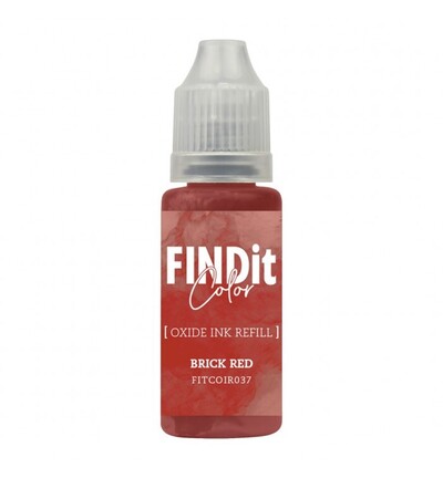 FITCOIR037 - Find-it - Recharge d’encre Oxide – Rouge brique - 