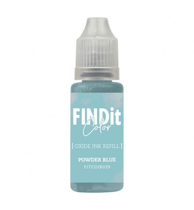FITCOIR039 - Find-it - Recharge d’encre Oxide – Bleu poudré - 