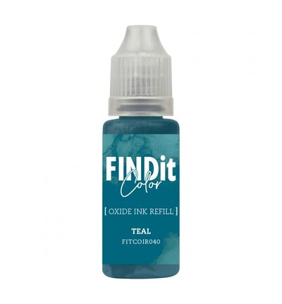 FITCOIR040 - Find-it - Recharge d’encre Oxide – Bleu sarcelle - 