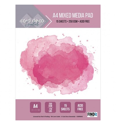 CDEPB002 - Find-it - Bloc mixed media (A4) - 