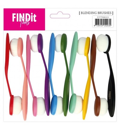 FITTBB001 - Find-it - Brosses à estomper – 10 pièces - 