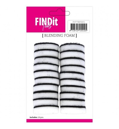FITTBF001 - Find-it - Mousses à estomper – 20 pièces - 