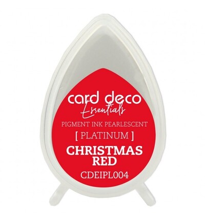 CDEIPL004 - Card Deco - Encre pigmentaire nacrée – Rouge Noël - 