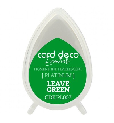 CDEIPL007 - Card Deco - Encre pigmentaire nacrée – Vert feuille - CDEIPL007 - Card Deco - Encre pigmentaire nacrée – Vert feuille -