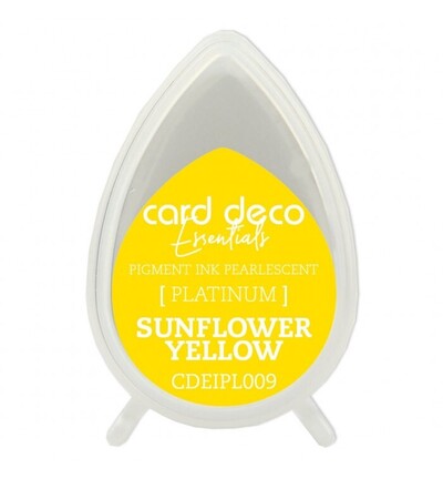 CDEIPL009 - Card Deco - Encre pigmentaire nacrée – Jaune tournesol - CDEIPL009 - Card Deco - Encre pigmentaire nacrée – Jaune tournesol -
