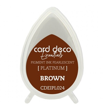 CDEIPL024 - Card Deco - Encre pigmentaire nacrée – Brun - CDEIPL024 - Card Deco - Encre pigmentaire nacrée – Brun -