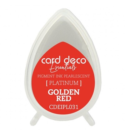 CDEIPL031 - Card Deco - Encre pigmentaire nacrée – Rouge doré - 