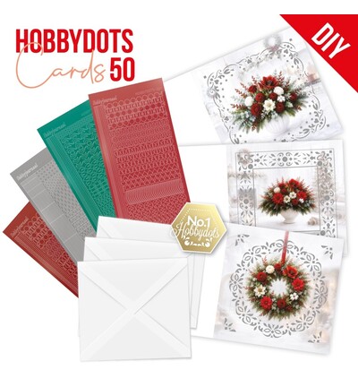 DODOPP050 - Find-it - Hobbydots Cards 50 – Bouquet de Noël - 