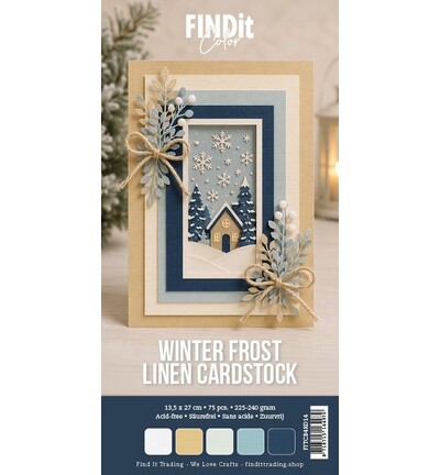 FITCB4K014 - Find-it - Linen Cardstock Pack 4K – Winter Frost Pack - Carton lin FITCB4K014 - Find-it - Linen Cardstock Pack 4K – Winter Frost Pack - Carton lin