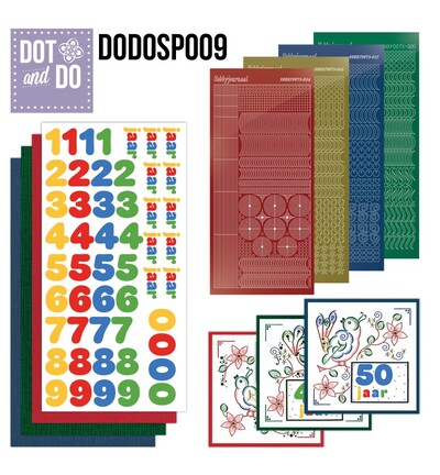 DODOSP009 - Find-it - Dot & Do Set Spécial 9 – Birthday Birds and Flowers - Fleurs