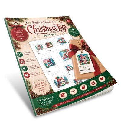 BBPOS10022 - Find-it - Livre push-out – Christmas Tags 22 - Tags