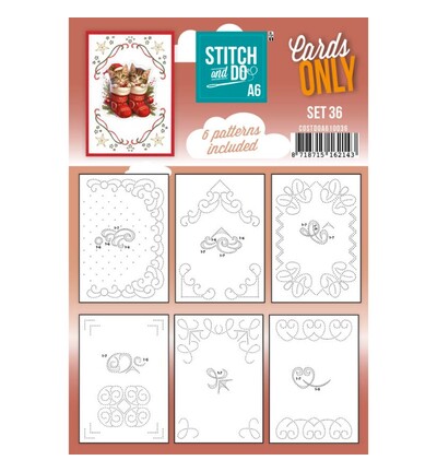 COSTDOA610036 - Find-it - Cards Only A6 – Set 36 chatons de Noël - Stitch & Do Cards Only COSTDOA610036 - Find-it - Cards Only A6 – Set 36 chatons de Noël - Stitch & Do Cards Only