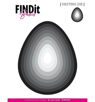 FITBND005 - Find-it - Nesting Dies – Oeuf - Nesting Dies FITBND005 - Find-it - Nesting Dies – Oeuf - Nesting Dies